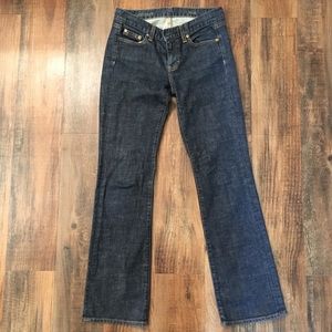 Like New J. Crew Dark Wash Bootcut Jeans 26S